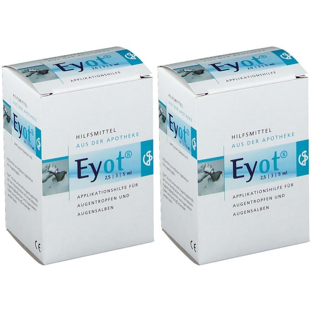 Eyot Tropfhilfe f.Augentropfen/-salben 2x 2x1 St