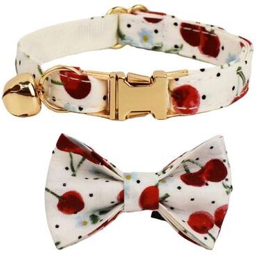 Inspire Essentials Personalized Bow Cat Collar With Safety Buckle And Name Tag 5