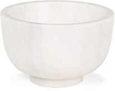 Mercana Katora Quality Marble Bowl Small - 6.5L x 6.5W x 4.0H