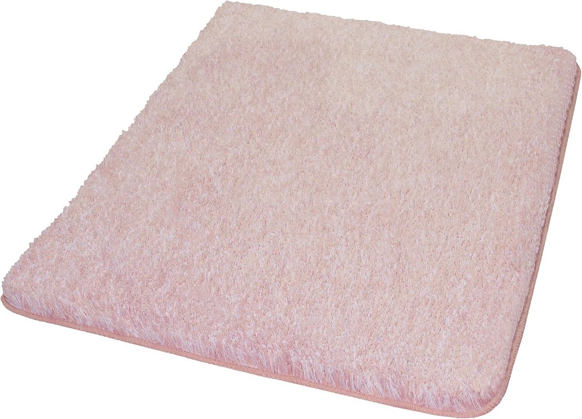 Zachte vierkante badmat van polyester met antislip voor volwassenen