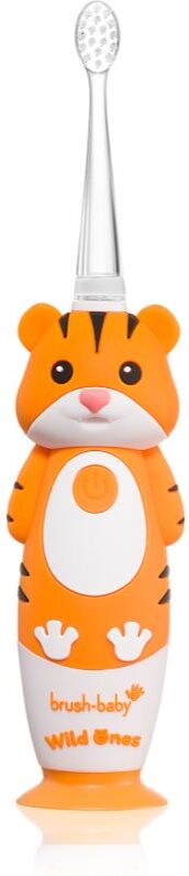 Brush Baby WildOnes WildOne brosse à dents électrique + 2 têtes de rechange pour enfant Tiger 1 pcs