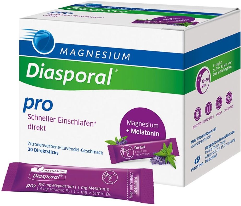 Magnesium Diasporal Pro Schneller Einschlafen Dir.