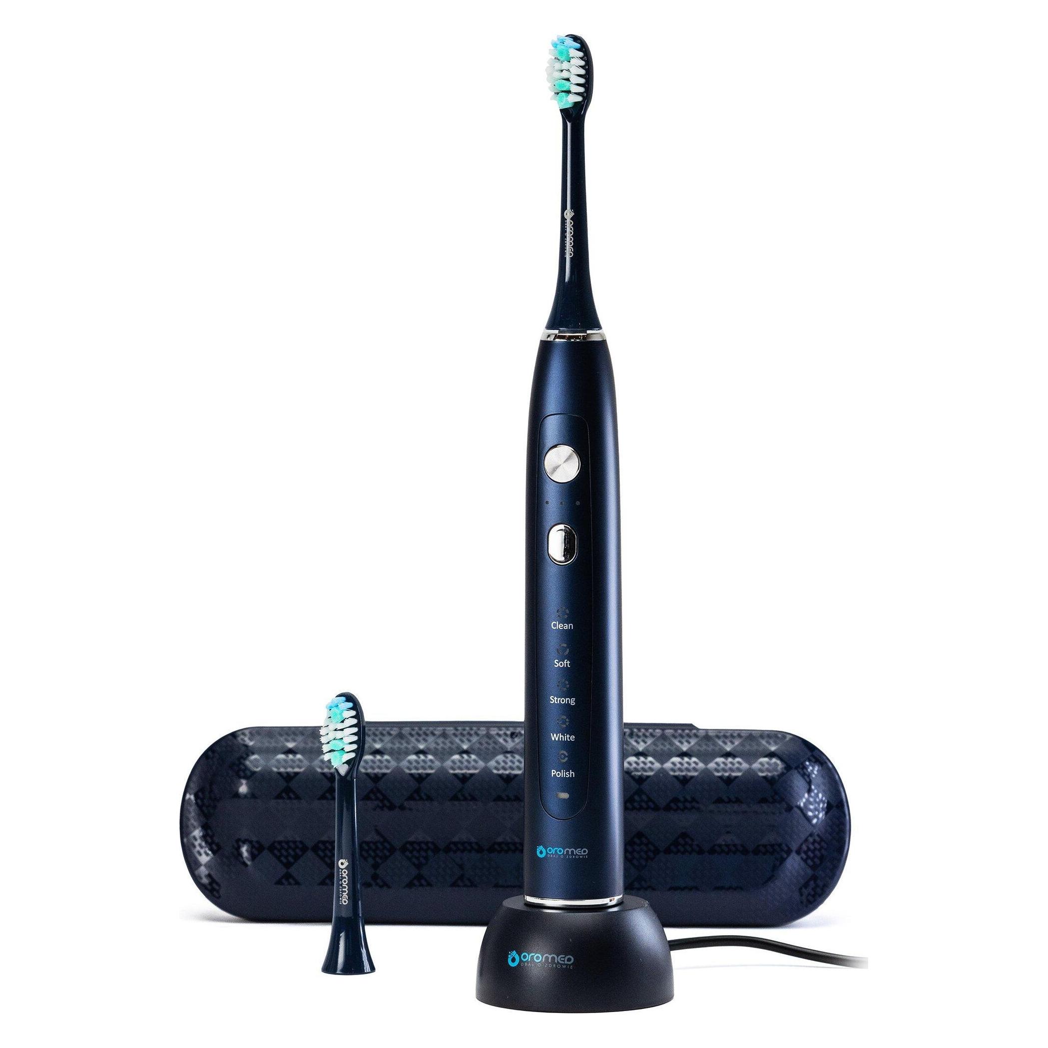 Oromed Oro-sonic x pro Schallzahnbürste Marineblau (ORO-SONIC X PRO NAVY BLUE)