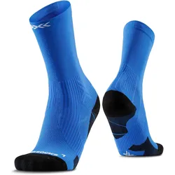X-Socks, Unisex, Sportsocken, Unisex Run Perform Crew (35 - 38), Blau