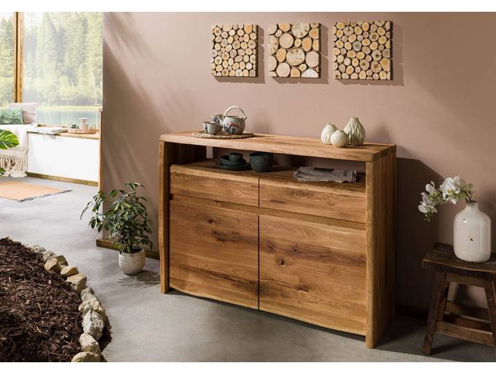 Sideboard Wildeiche 131x45x96 natur geölt PURE OAK #103