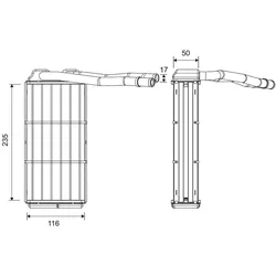 Wärmetauscher Innenraumheizung VALEO 881653 für Land Rover Freelander I