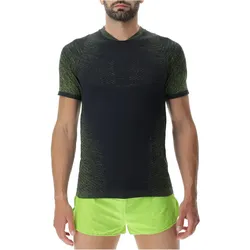 UYN Running Exceleration Laufshirt Herren black/lime XL