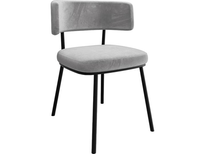 MIRJAN24 Stuhl Iga, 1 Stück, Esszimmerstuhl mit Beine aus Metall, Modern Kollektion (Farbe: Magic Velvet 2240)