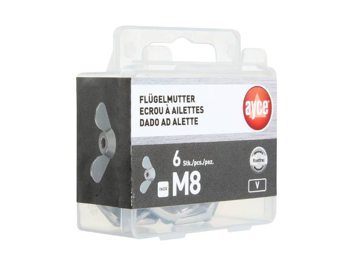 Flügelmutter Edelstahl M8