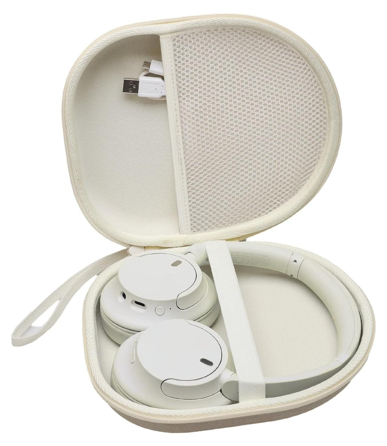 Merkloze beschermende hardcase voor je hoofdtelefoon