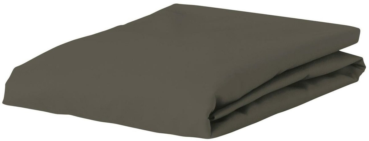 ESSENZA Satin Hoeslaken Taupe 180x200 cm