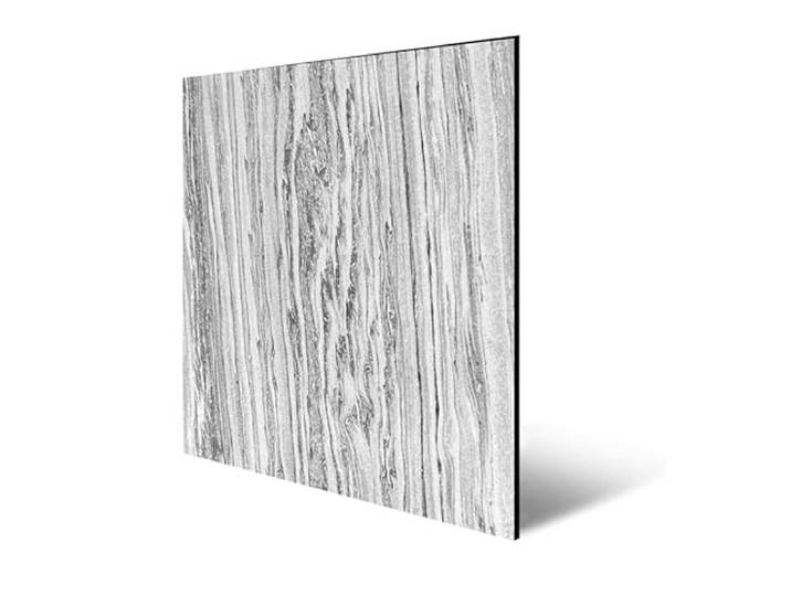 JANGAL Modular Wall Stone Paneel, Echtstein Furnier 520x520 mm, Modulares Wandpaneel, mit recyceltem PET-Filz, zum Kleben, Wandverkleidung, Wand Deko, Steinwand, Naturstein (Arctic Marble)
