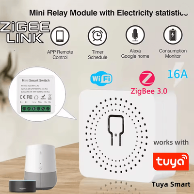 Smart Wifi Zigbee 3 Power Switch With Timer Voice Control And Automation b