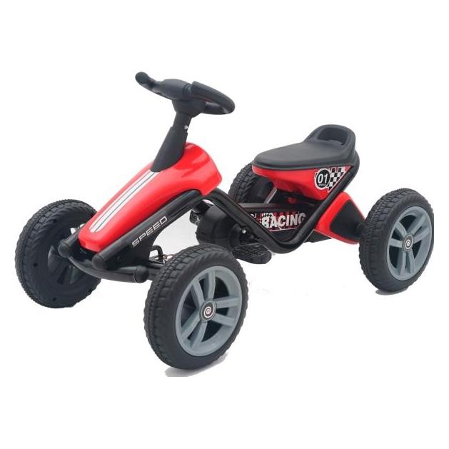 Megaleg Rastar Racing 01 GoKart til børn, Rød (3-6 år) (PB1388A RED)