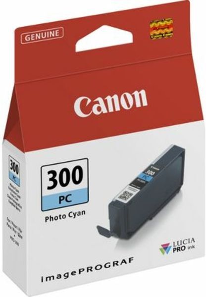 Canon PFI-300PC - Cyan photo - Cartouche d'encre Cyan photo