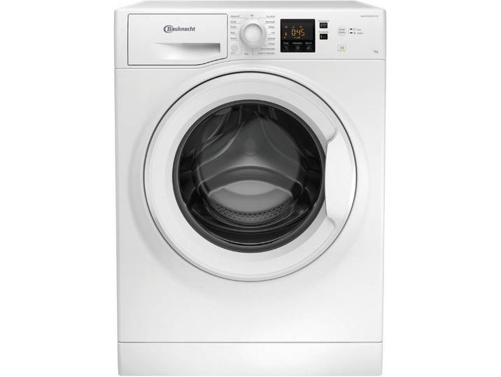 BAUKNECHT Waschmaschine WBP 714A, 7 kg, 1400 U/min, Kurz 45' – saubere Wäsche bei voller Beladung in nur 45 Minuten