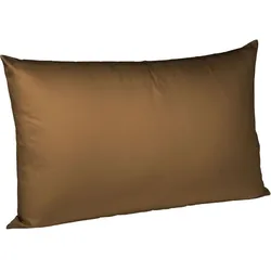 fleuresse Bettwäsche Mako Satin Colours 009100-8020 zartbitter Kissenhülle 40x60 cm