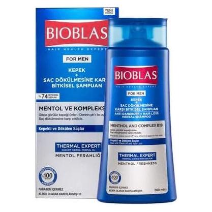Bioblas Thermal Expert Men Shampoo Against Dandruff & Hair Loss 360ml (Flüssiges Shampoo, 360 ml) (65080396)