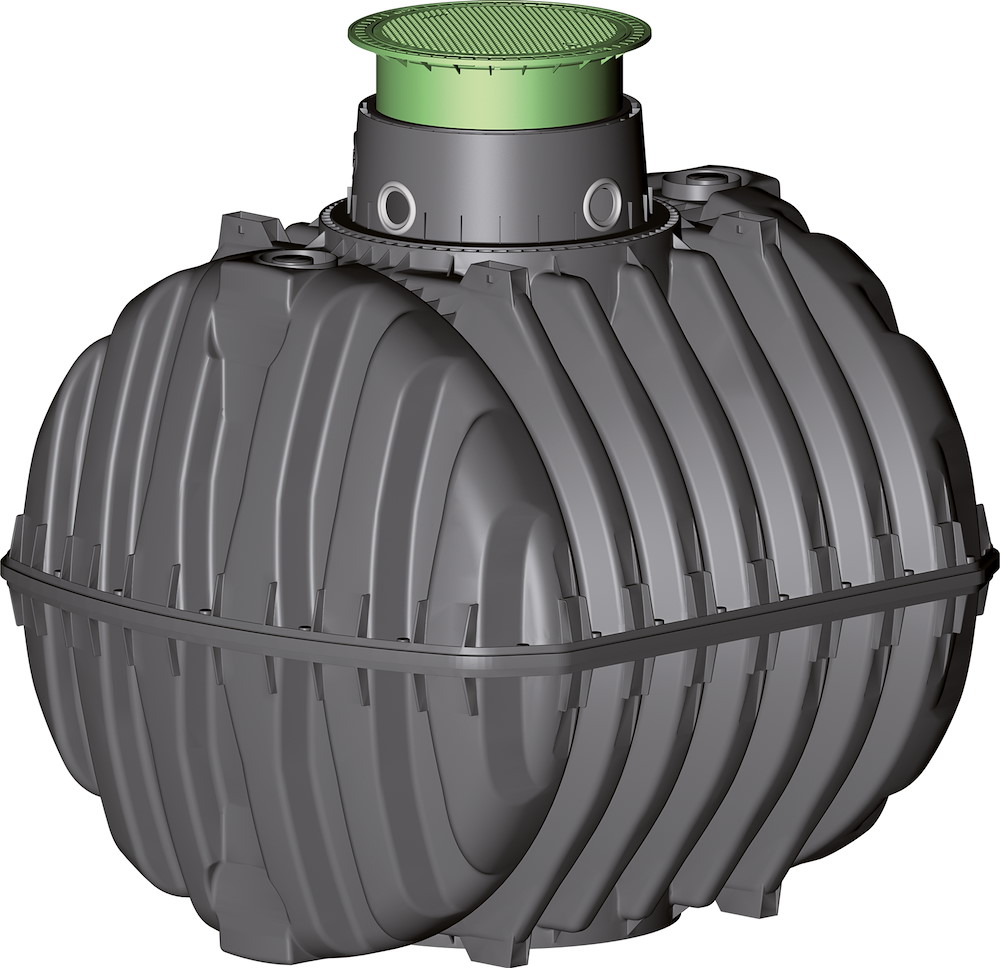 GRAFOTTOGMBH CARAT Klärbehält. 6500L begehb m.1/2 TW Tankdom Mini +TD-Mini 16942083
