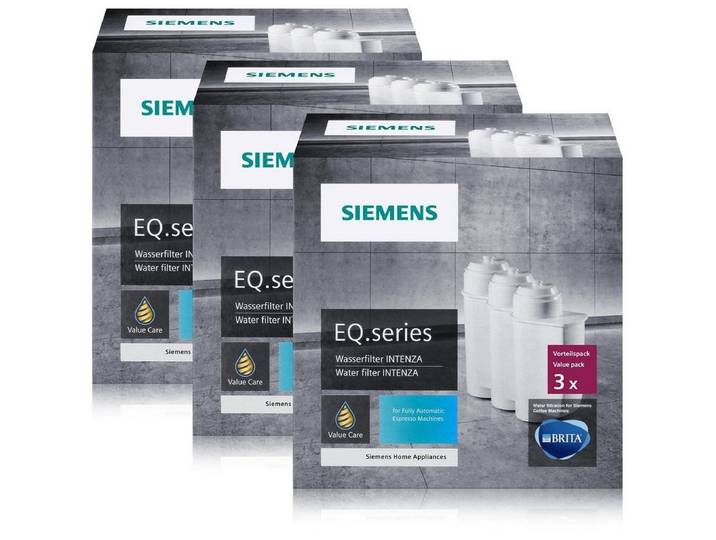 SIEMENS Wasserfilter Siemens Brita Intenza Wasserfilter TZ70033 Kartuschen 3er (3er Pack)