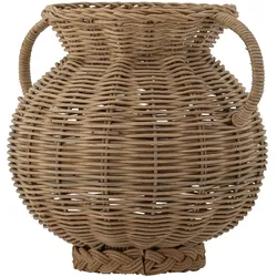 Bloomingville, Vase, - Uni Vase - Nature - 9 cm x 10 cm (1x)