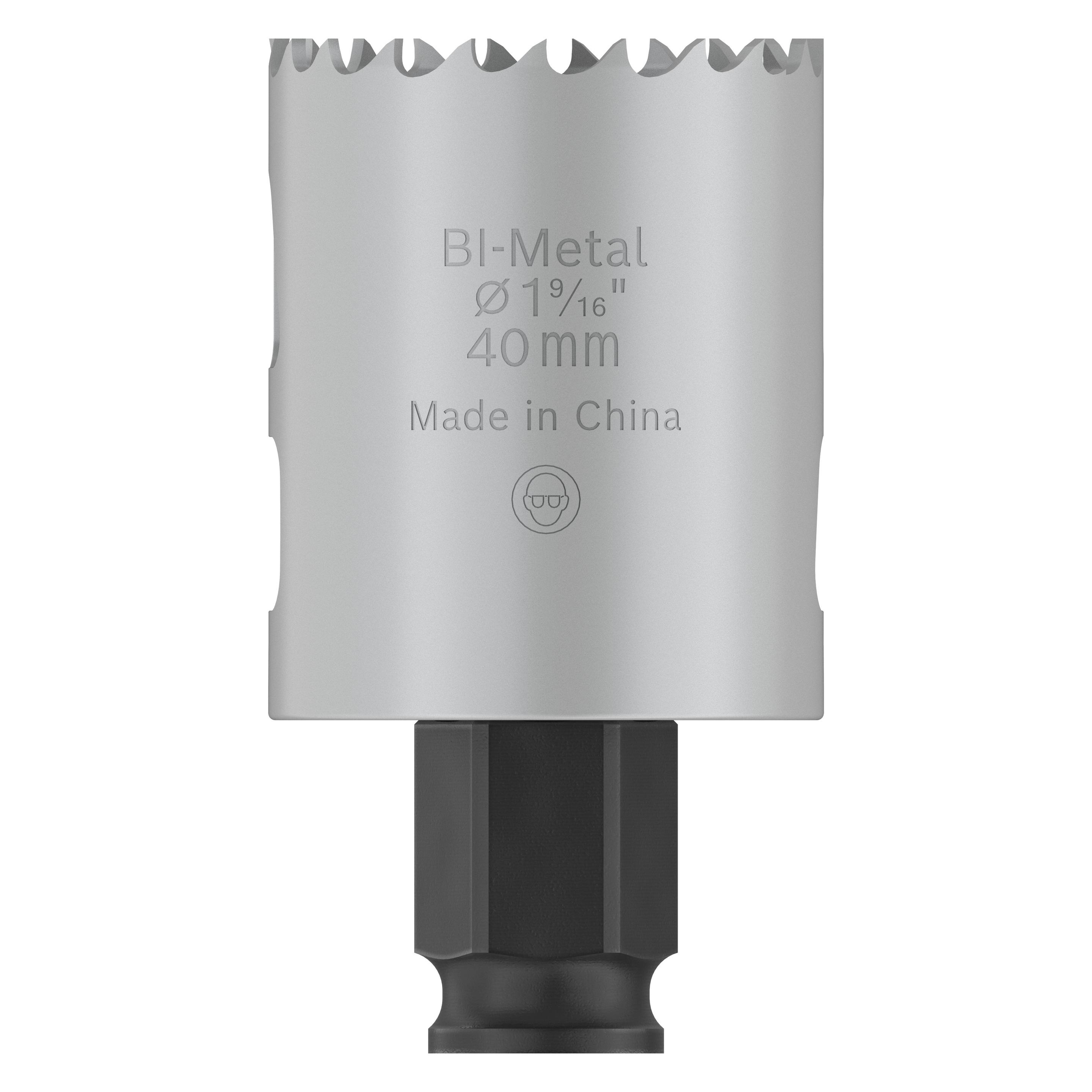 Bosch Professional Zubehör PRO Multi Material PC Plus Lochsäge, 40 mm, 24-tlg. (40 mm) (2608594482)