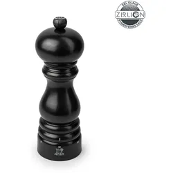 PEUGEOT Salzmühle PARIS 18cm Satin-Schwarz Lackiert Buchenholz Zirkonia-Mahlwerk