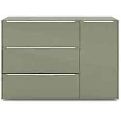set one by Musterring Sideboard Reno Glas Olivgrün