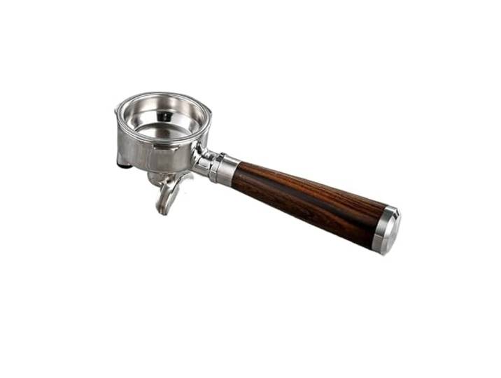 58 Mm Bodengriff Mit Zwei Ohren Und Drei Ohren Kaffeefilter, Kompatibel Mit Bincoo, Haushalts-Kaffeemaschinen-Teile, Auslaufsicher, Rutschfest(Black Three lug)