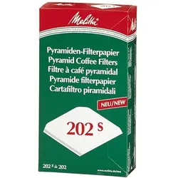 Melitta Pyramidenfilter 202S Grün, Rot 100 Stück