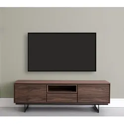 TV-Board Otoya Walnuss - 160 cm mit Soft-Close, offenem Fach & Stauraum