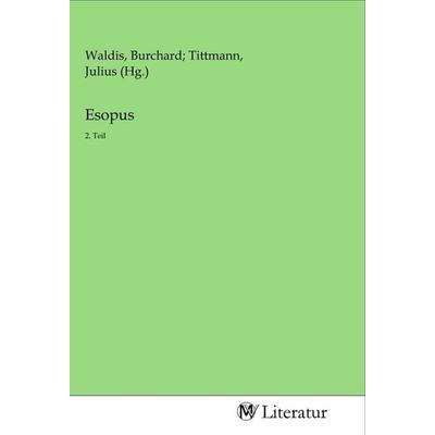 Esopus, Taschenbuch von , MV-Literatur, 978-3-96874-635-7