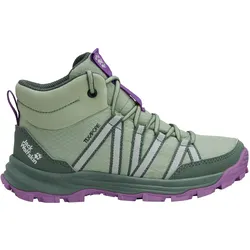 Jack Wolfskin, Jungen, Wanderschuhe, Wild Hike Texapore Mid (33), Grün