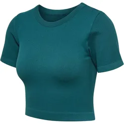 hummel hmlPULSE Seamless Rib Trainingsshirt Damen 6276 - balsam S
