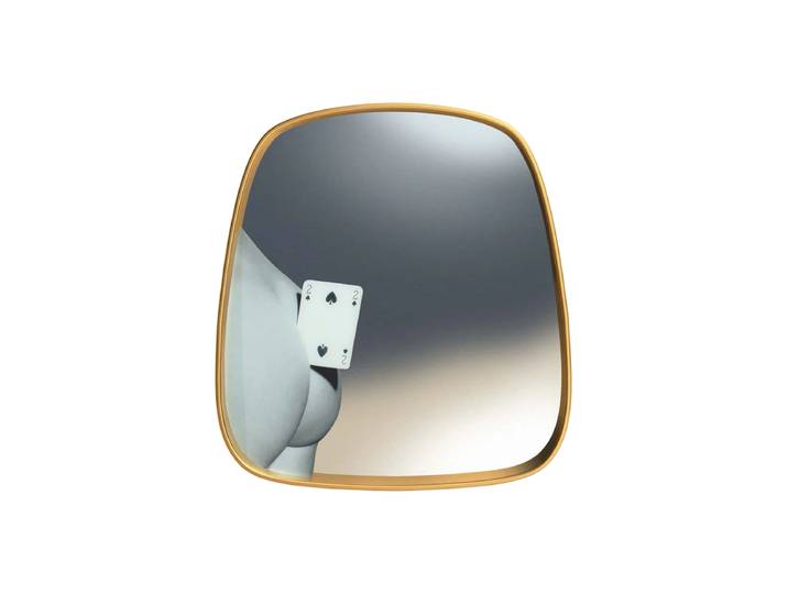Design Wandspiegel „Toiletpaper Two of Spades“ Multicolor Seletti