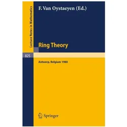Ring Theory, Antwerp 1980, Fachbücher