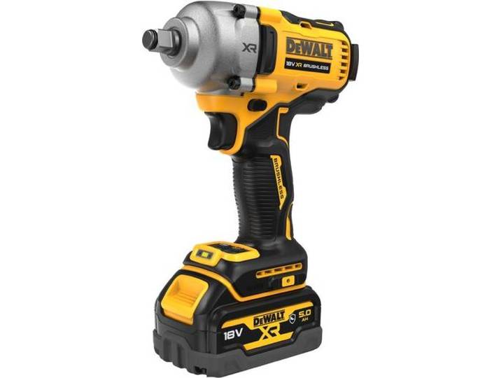 Boulonneuse à chocs 1/2' compacte XR 18V 5.0Ah li-ion brushless DEWALT Jonc de sécurité - DCF891P2G-QW