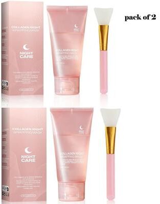 Uplifted Finds Hydrolyzed Collagen Overnight Wrapping Peel Off Facial Mask a 2 Pcs