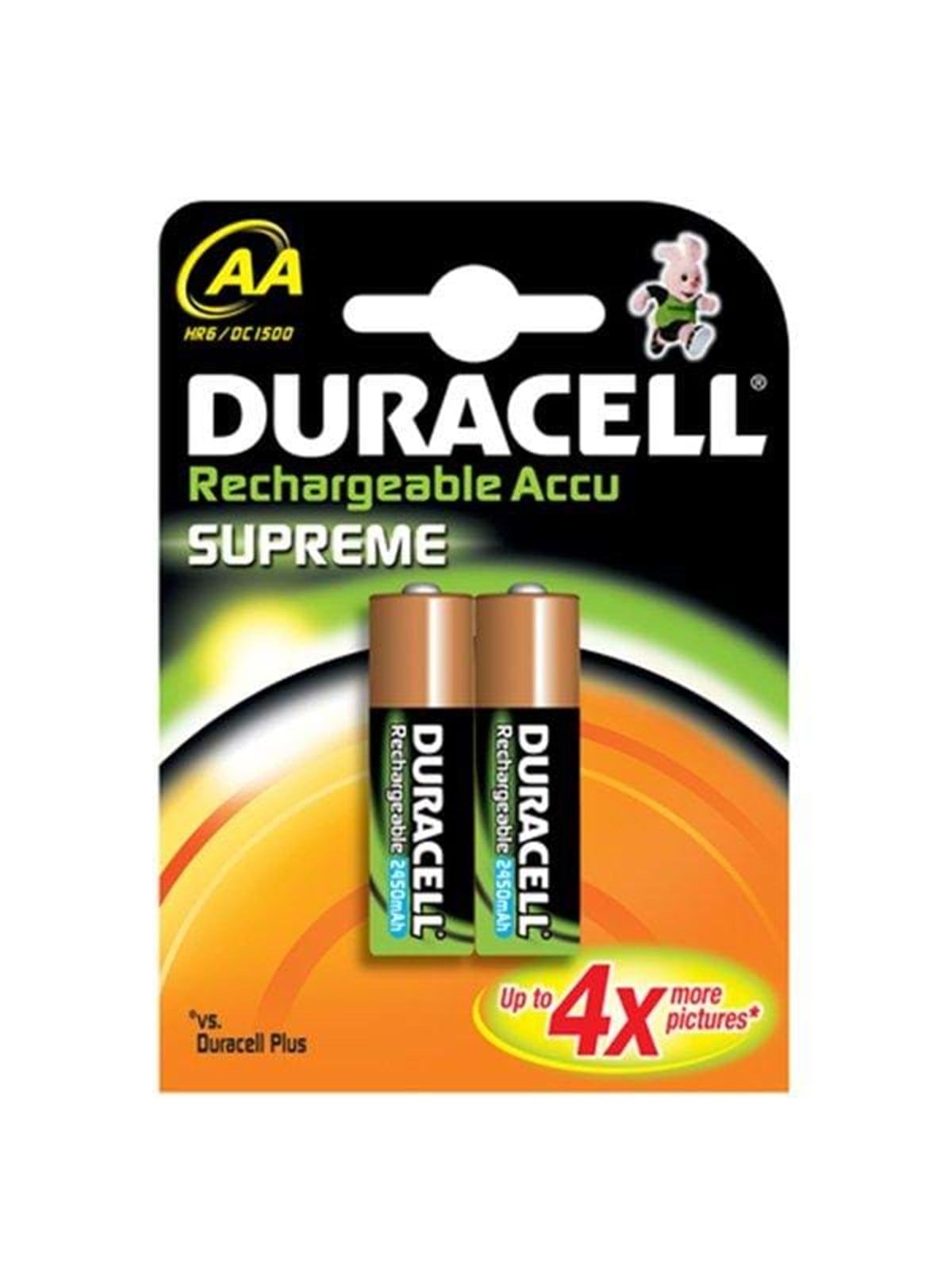 DURACELL Batterie Supreme Akku AA 2er 2400mAh Duracell