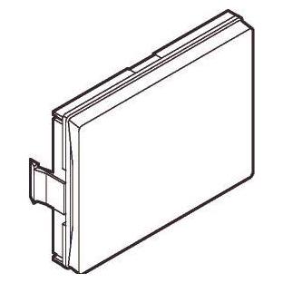 LK Clic'line Abdeckung doppelt weiss (102F6006)