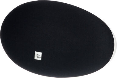 the box Oval 6 Black noir