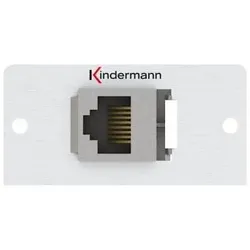 Kindermann Anschlussblende CAT6 KIN 7444000423 (CAT6a), Netzwerkkabel
