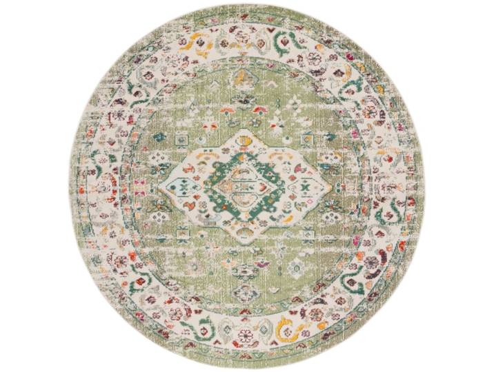 Tapis de transition en polypropylène vert/blanc, 201 cm