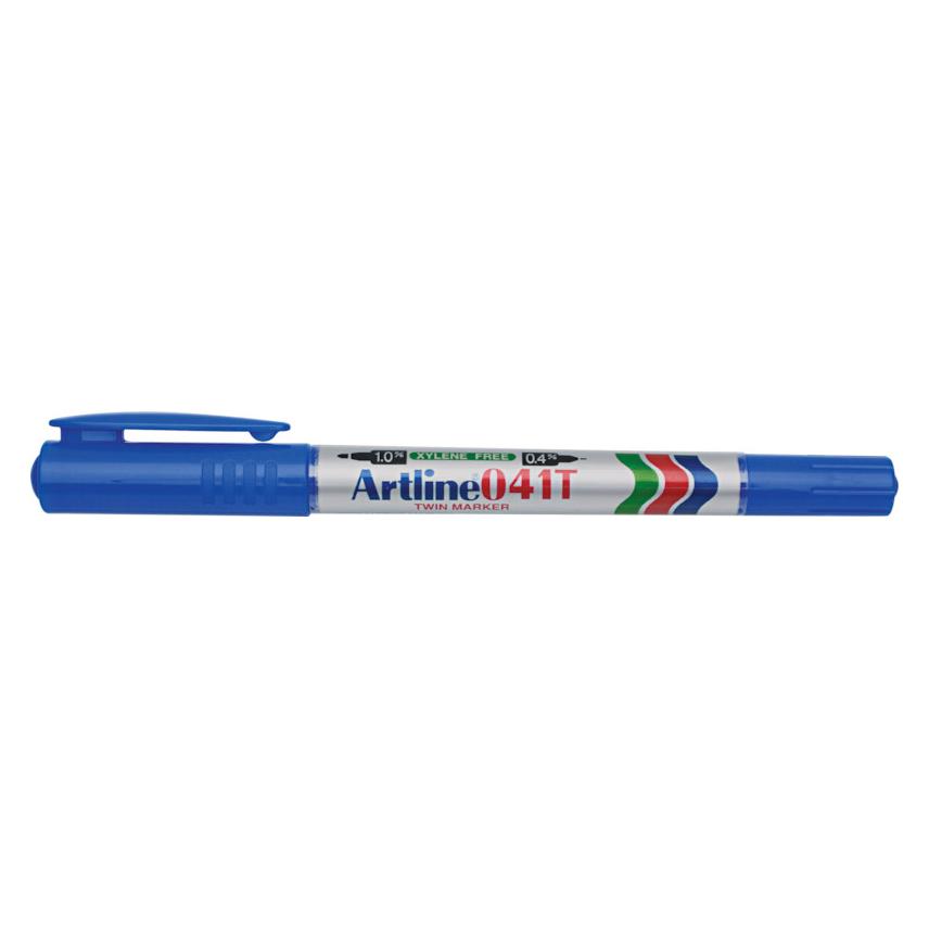 Artline Twin Permanent Marker 041T (EK-041T-BLU)