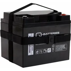 Q-Batteries 12LC-75 | 12V 77Ah AGM Bleiakku mit Tragegurt