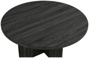 Esofastore Contemporary 3pc Living Room Table Furniture Set Cross Base