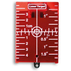 SOLA Laser-Zieltafel 71126401, ZS RED, für rote Laserstrahlen und -punkte, magnetisch