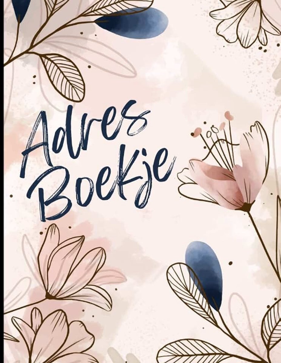 Adresboekje met 100 pagina's A4-formaat