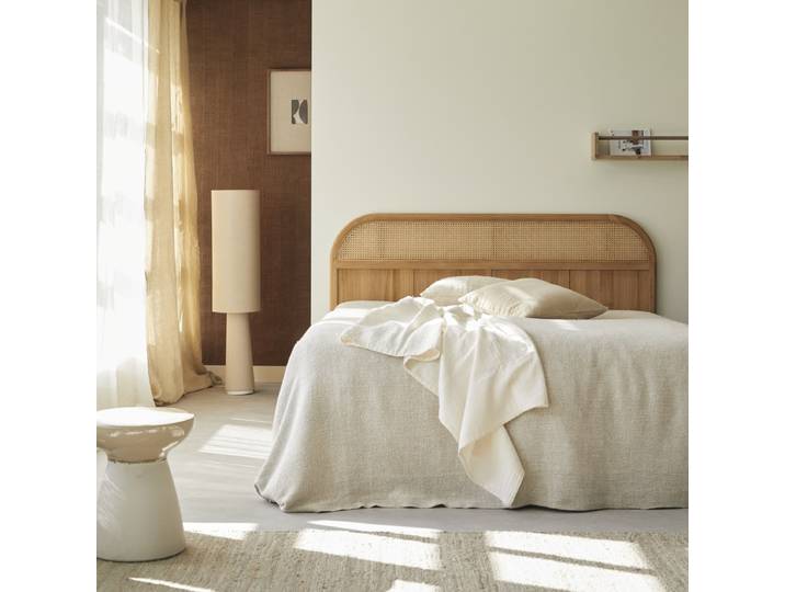 Bett-Kopfteil Hector aus Teakholz 170 cm - Natur
