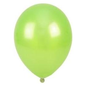 Arpex Metallisierte Luftballons hellgrün 25cm 100 Stk (100x) (53352721)